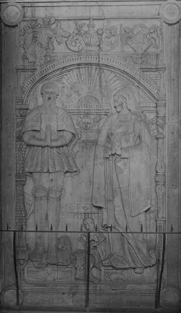 Grabstein von Karl von Burgund (+1553) und seiner Ehefrau Katharina von Aalst (+1555)