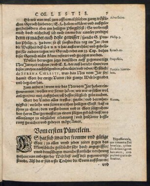 Vom ersten Pünctlein.