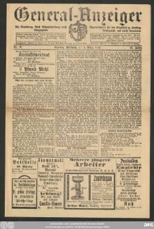 General-Anzeiger für Kemberg, Bad Schmiedeberg und Umgegend, Nr. 19 Kemberg, Mittwoch, den 5. März 1924