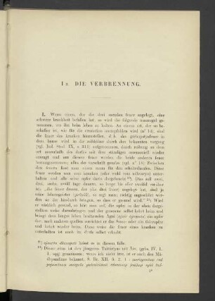 I a. Die Verbrennung