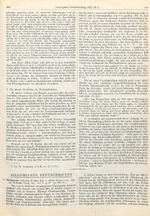 193-195 [Rezension] Theologisches Jahrbuch ; 1961