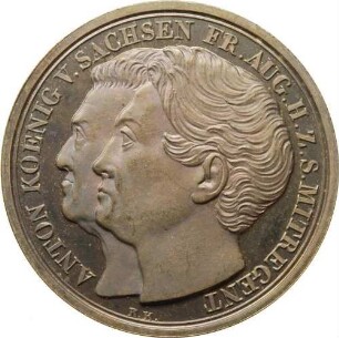 König Anton - Mitregentschaft von Prinz Friedrich August
