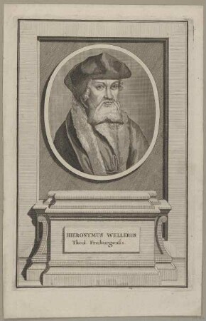 Bildnis des Hieronymus Wellerus