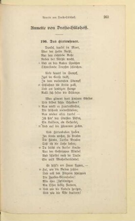 Annette von Droste-Hülshoff