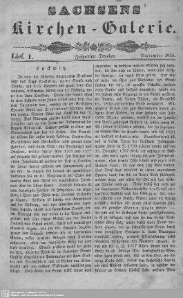Lockwitz, Leubnitz, Possendorf : 1. Lieferung
