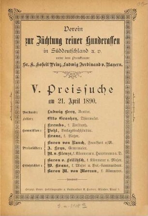 Preis-Suche. 5. 1890, 21. Apr.