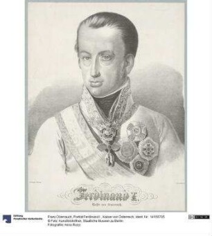 Porträt Ferdinand I., Kaiser von Österreich