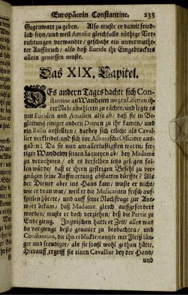 Das XIX. Capitel. - Das XX. Capitel.