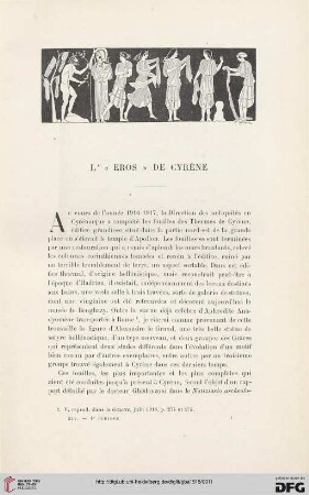 4. Pér. 14.1918: L' "Eros" de Cyréne