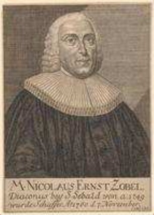 Nicolaus Ernst Zobel, Diakon bei St. Sebald, später Schaffer