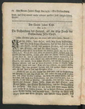 Am Neuen Jahrs-Tage