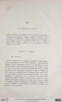 XIV. Une promenade aux enfers