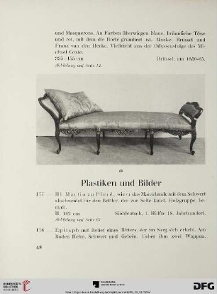 Plastiken, Bilder, Verschiedenes (Nr. 177-229)