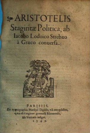Aristotelis Stagiritae politica