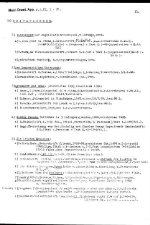 IV. Dramatisches