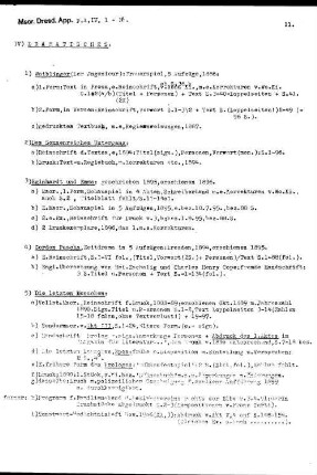 IV. Dramatisches