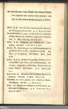 Bei dem Verleger dieses Buches sind folgende Bücher neu erschienen ...