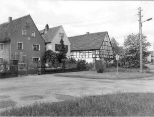 Bauernhaus : Birkwitz-Pratzschwitz. Dorfplatz Pratzschwitz. Wohnhäuser, Pratzschwitzer Straße 28-26