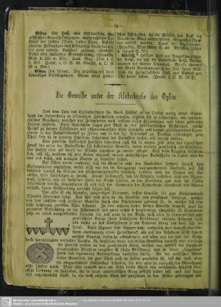 Die Gewölbe unter der Klosterkirche des Oybin