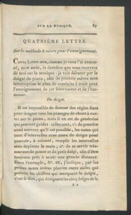 Quatrième lettre