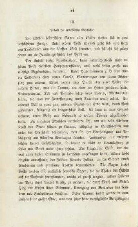 III. Inhalt der mythischen Geschichte