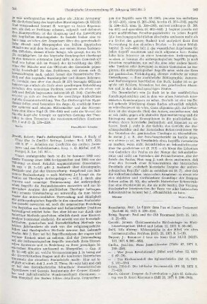 361-362 [Rezension] Jewett, Robert, Paul's anthropological terms