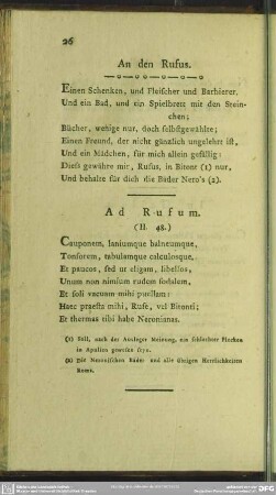 An den Rufus