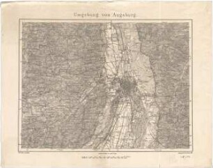 Fischer, Theodor; Augsburg (Bayern); Generalbaulinienplan - Generalbaulinienplan