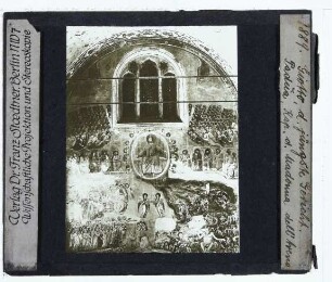Giotto, Fresken in der Scrovegni-Kapelle,Giotto, Weltgericht (Padua, Scrovegni) : Gesamtansicht