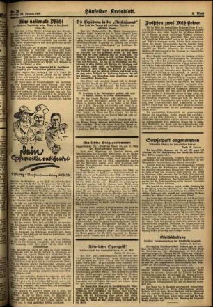 Zweite Ausgabe vom Freitag, den 28. Februar 1936.
