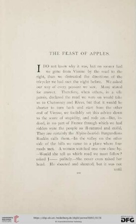 The Feast of Apples