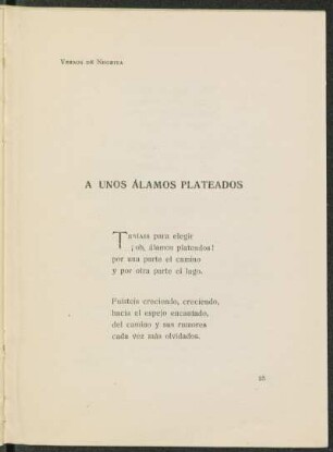 A unos álamos plateados