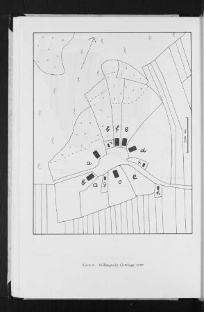 Karte 9. Willingrade, Ortslage, 1787