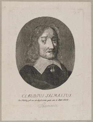 Bildnis des Claudius Salmasius