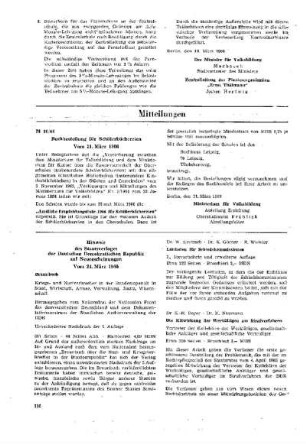 Buchbestellung für Schülerbüchereien : 10/66 vom 21. März 1966 ; [Mitteilungen]