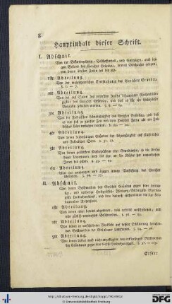 Hauptinhalt dieser Schrift.