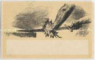 Postkarte mit Motiv von Adolph von Menzel