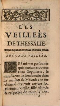 Les Veillées De Thessalie, 2