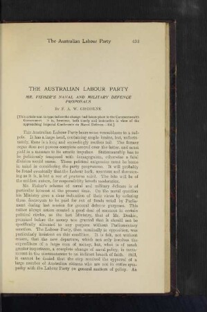 The Australian Labour Party