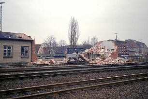 Bad Oldesloe: Abriss des alten Stellwerks