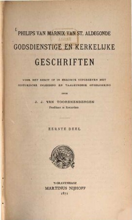 Godsdienstige en kerkelijke geschriften, 1