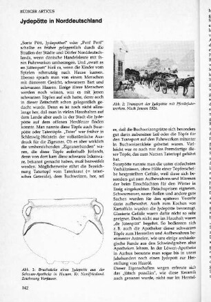 Transport der Jydepotte mit Pferdefuhrwerken