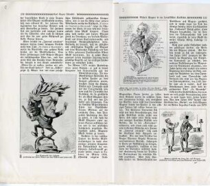 Wagner in französischen Karikaturen
