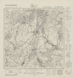 2769 Wilhelmshof, Topographische Karte 1:25000 (4cm - Karte)