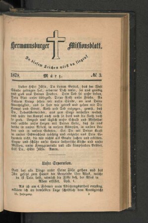 No. 3. März. 1878.