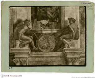 Sixtinische Decke, Ignudi, Ignudi am Thron des Joel
