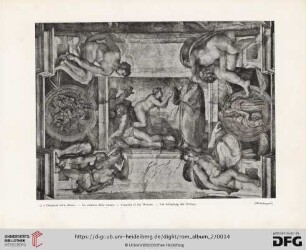9. Creazione della donna. La creation della femme. Creation of the Woman. Die Schöpfung des Weibes (Michelangelo)