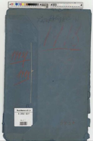 Geschäftstagebuch der Inspektion der Landespolizei: Nr. 1 - 783 und 1 - 990