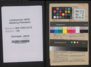 Entnazifizierung Jakob Genneper , geb. 12.08.1871 (Arzt)