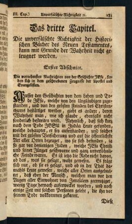 283-306, Erster Abschnitt - Zehnter Abschnitt
